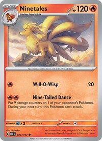 Ninetales - SV03: Obsidian Flames - 029/197