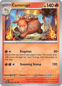 Camerupt - SV03: Obsidian Flames - 032/197