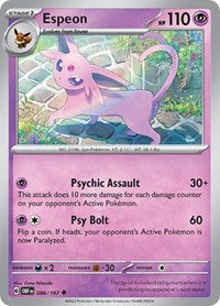 Espeon - SV03: Obsidian Flames - 086/197