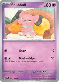 Snubbull - SV03: Obsidian Flames - 087/197