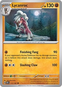 Lycanroc - SV03: Obsidian Flames - 117/197