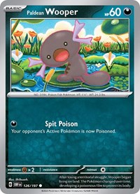 Paldean Wooper - 126/197 - SV03: Obsidian Flames - 126/197