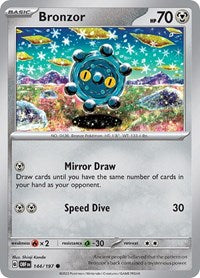 Bronzor - SV03: Obsidian Flames - 144/197