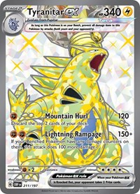 Tyranitar ex - 211/197 - SV03: Obsidian Flames - 211/197
