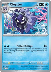 Cloyster - SV: Scarlet & Violet 151 - 091/165