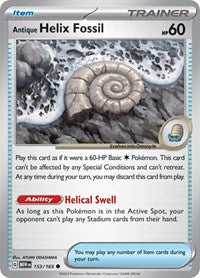 Antique Helix Fossil - SV: Scarlet & Violet 151 - 153/165