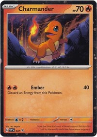 Charmander - 047 (Cosmos Holo) - SV: Scarlet & Violet Promo Cards - 047