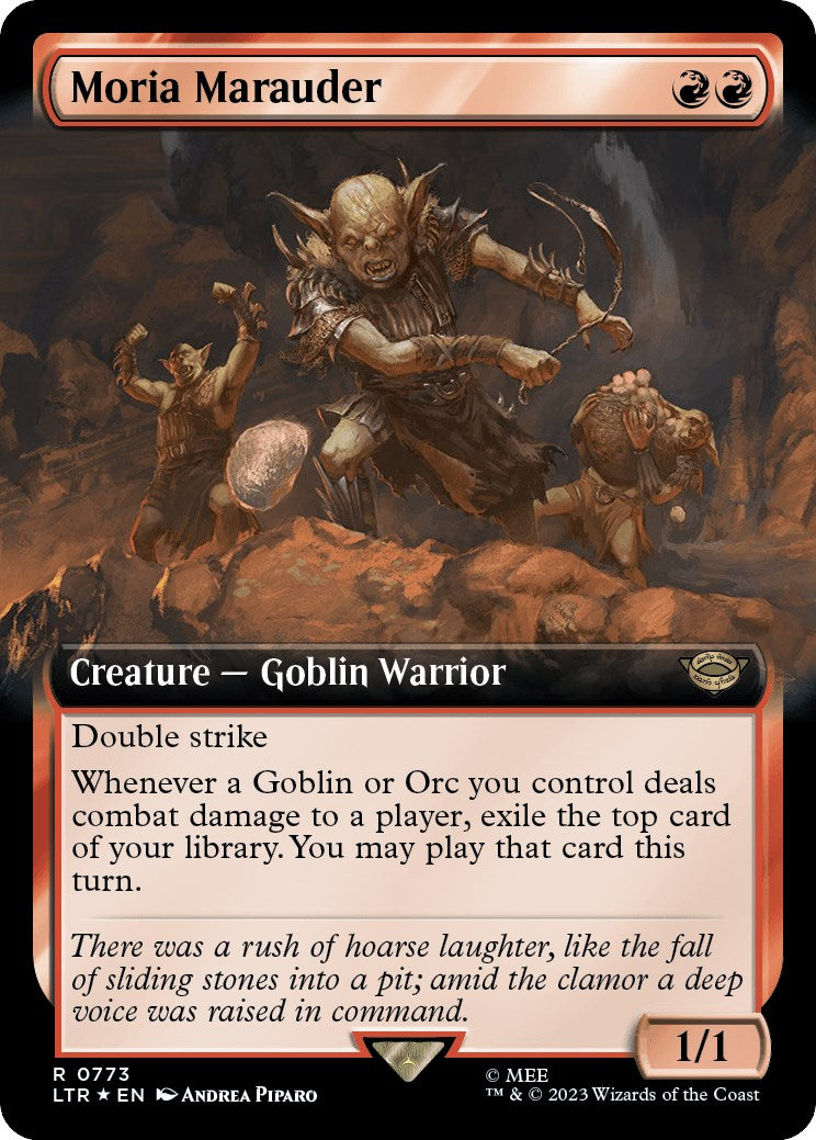 Moria Marauder (Extended Art) (Surge Foil)