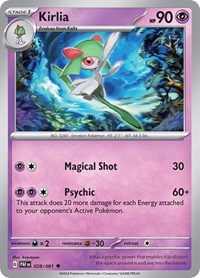 Kirlia - 028/091 - SV: Paldean Fates - 028/091
