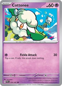 Cottonee - SV: Paldean Fates - 034/091