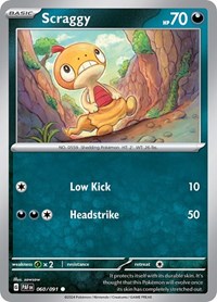 Scraggy - SV: Paldean Fates - 060/091