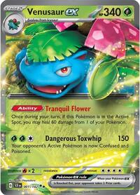 Venusaur ex - SV07: Stellar Crown - 001/142