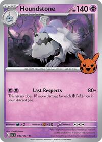 Houndstone - 043/091 - Trick or Trade BOOster Bundle 2024 - 043/091