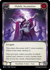 Malefic Incantation (Red) - Blitz Deck: Rosetta - Florian - FLR015