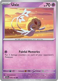 Uxie - SV08: Surging Sparks - 078/191