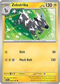 Zebstrika - SV08: Surging Sparks - 063/191