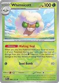 Whimsicott (Master Ball Pattern) - SV: Prismatic Evolutions - 008/131