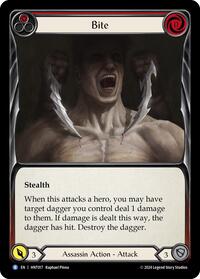 Bite (Red) - The Hunted - HNT017