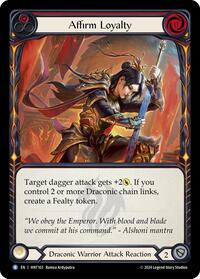 Affirm Loyalty (Red) - The Hunted - HNT103