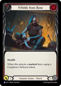Whittle from Bone (Red) - The Hunted - HNT020