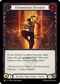 Demonstrate Devotion (Red) - The Hunted - HNT059