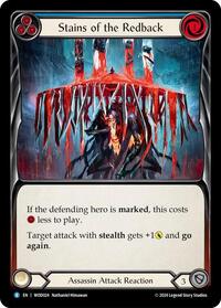 Stains of the Redback (Blue) - Blitz Deck: The Hunted - Arakni, Web of Deceit - WOD024