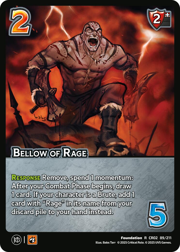 Bellow of Rage