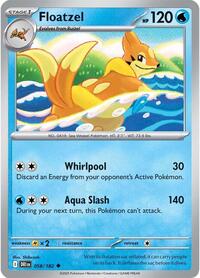 Floatzel - SV10: Destined Rivals - 058/182