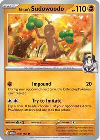 Ethan's Sudowoodo - SV10: Destined Rivals - 093/182
