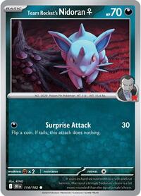 Team Rocket's Nidoran F - SV10: Destined Rivals - 114/182
