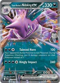 Team Rocket's Nidoking ex - 119/182 - SV10: Destined Rivals - 119/182