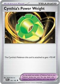 Cynthia's Power Weight - SV10: Destined Rivals - 162/182
