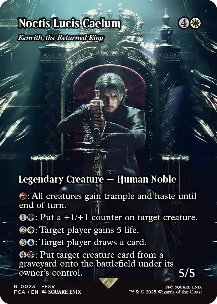 Noctis Lucis Caelum - Kenrith, the Returned King (Showcase)