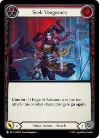 Seek Vengeance (Red) - Armory Deck: Ira - ASR012