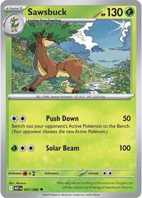 Sawsbuck - SV: White Flare - 007/086