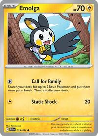 Emolga - SV: Black Bolt - 029/086