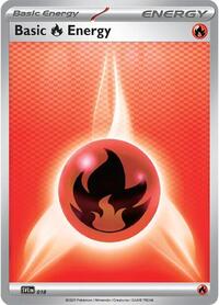 Basic Fire Energy - 018 - SVE: Scarlet & Violet Energies - 018