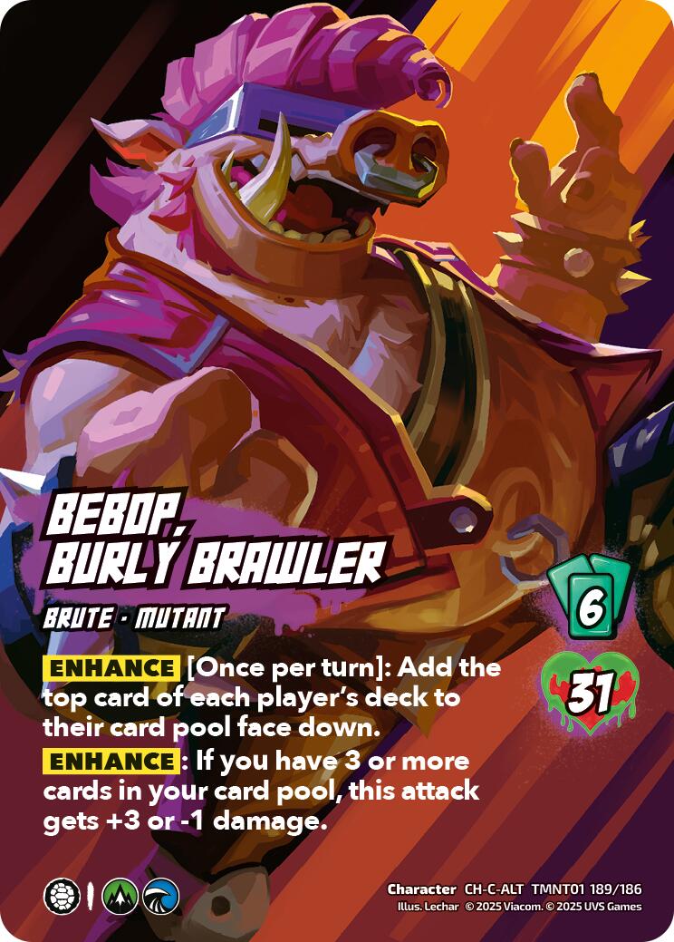Bebop, Burly Brawler (Alternate Art)