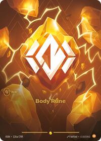 Body Rune (Alternate Art) - Origins - 126a/298