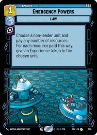 Emergency Powers (Foil) - Secrets of Power - 550
