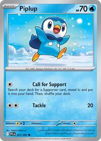 Piplup - 027/094 - ME02: Phantasmal Flames - 027/094