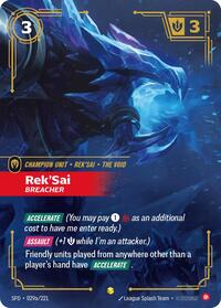 Rek'Sai, Breacher (Alternate Art) - Spiritforged - 029a/221