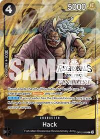 Hack (Regionals Finalist Card Set 26-27) - One Piece Promotion Cards - OP12-089