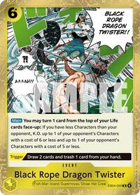 Black Rope Dragon Twister - Adventure on Kami's Island - EB04-059