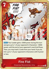 Fire Fist - Adventure on Kami's Island - OP15-020