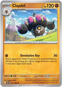 Claydol - 047/086 - ME04: Chaos Rising - 047/086