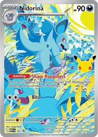 Nidorina - 101 (30th Celebration) - ME: Mega Evolution Promo - 101