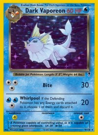 Dark Vaporeon - Legendary Collection - 009/110