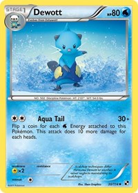 Dewott (30) - Black and White - 30/114