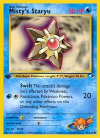 Misty's Staryu - Gym Heroes - 090/132